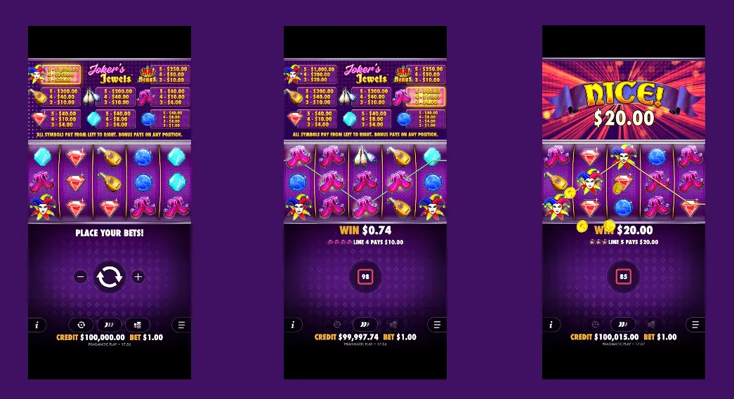 Joker's Jewels on IPhone 17